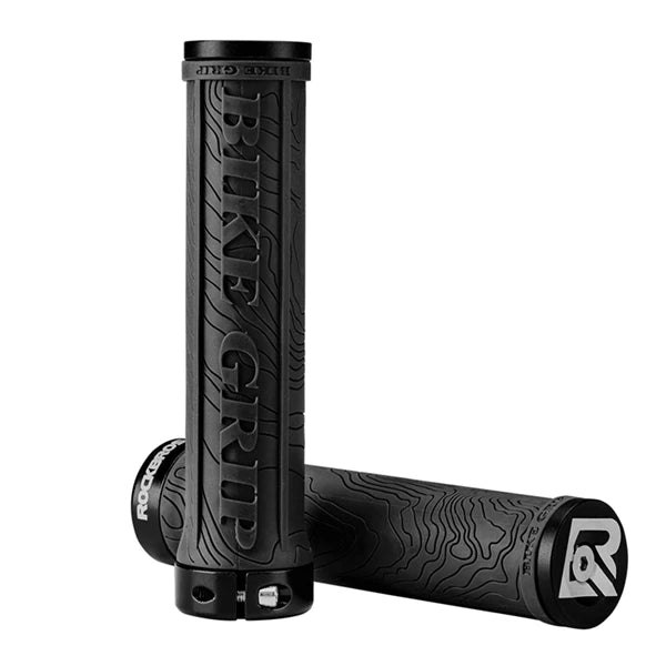 ROCKBROS MTB Bike Grips – Soft 3D Anti-Skid Lock-On Handlebar Grips, TPR Rubber, Aluminum Alloy