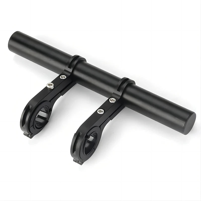 Bicycle Handlebar Extension Bracket – Sturdy Carbon Tube Double Frame for Secure Mounting