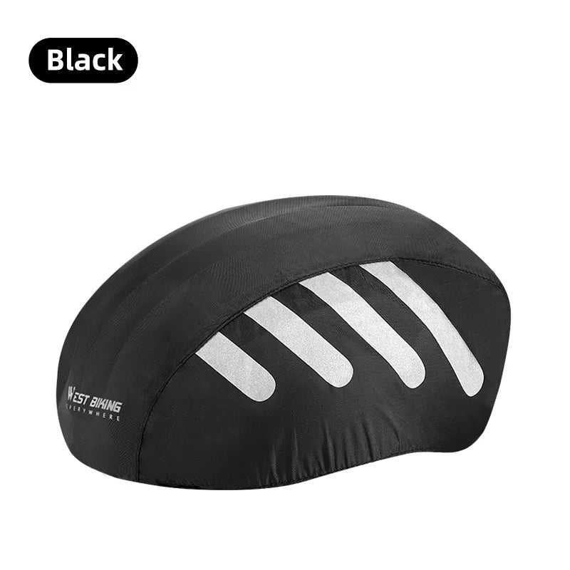 WEST BIKING Waterproof Helmet Rain Cover – Ultra-Light, Reflective & Protective for MTB & Road Cycling