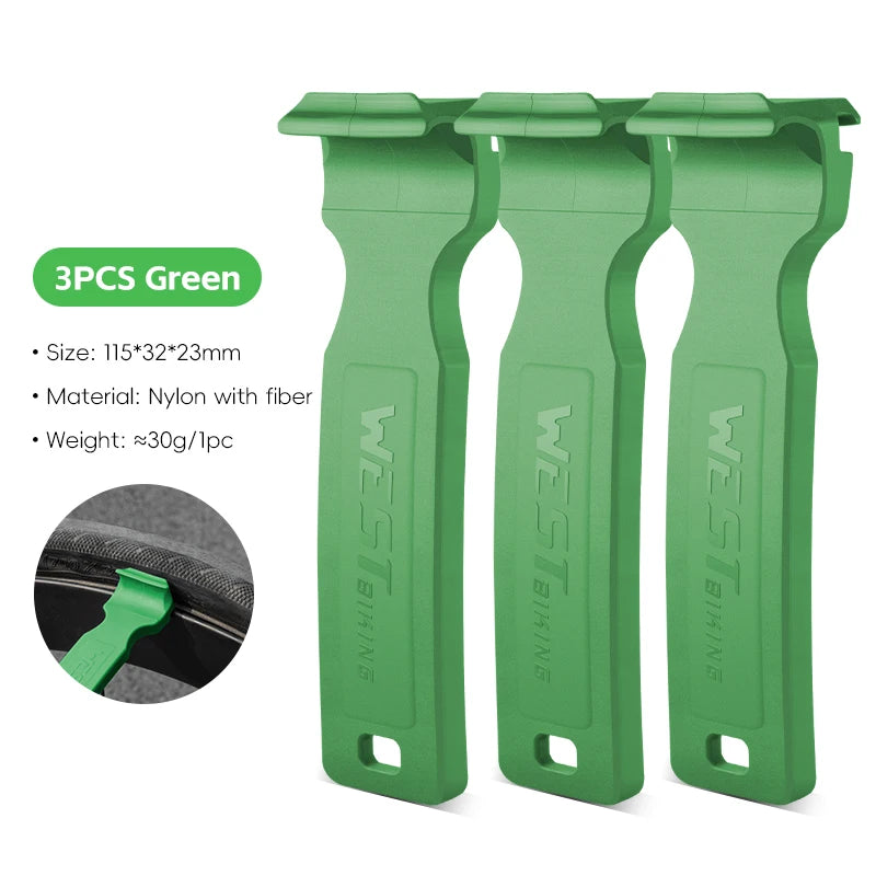 WEST BIKING Double-Head Bicycle Tire Lever – Lightweight, Multi-Function Tool for MTB & Road Bike Repairs