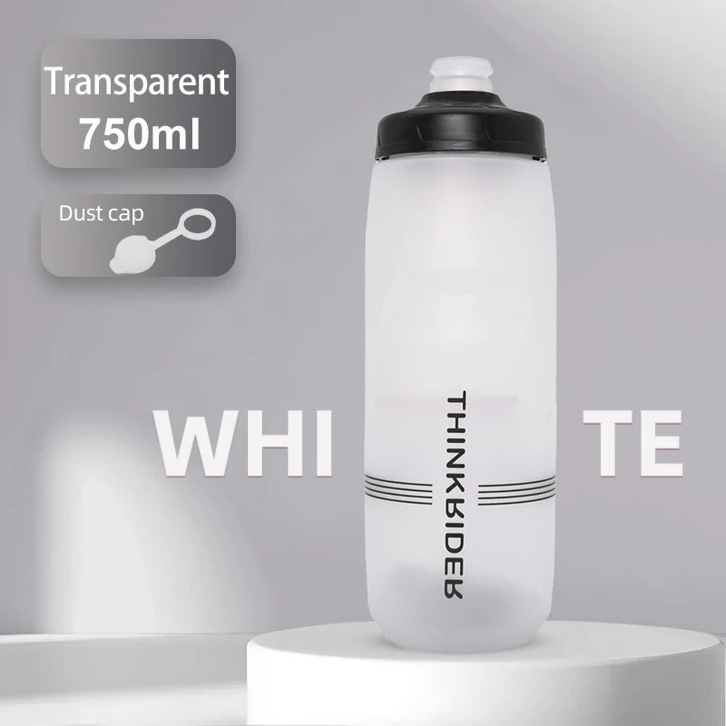 ThinkRider 750ML Leak-Proof Cycling Water Bottle – High Capacity & Quick Hydration