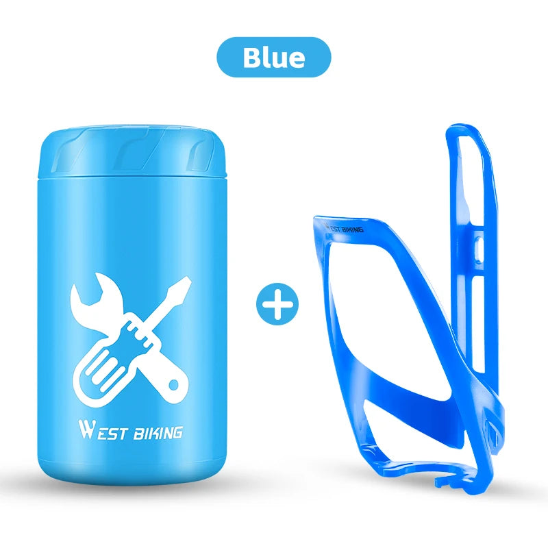 WEST BIKING Waterproof Bicycle Tool Capsule – Compact, Durable & Convenient Storage for Repair Kits