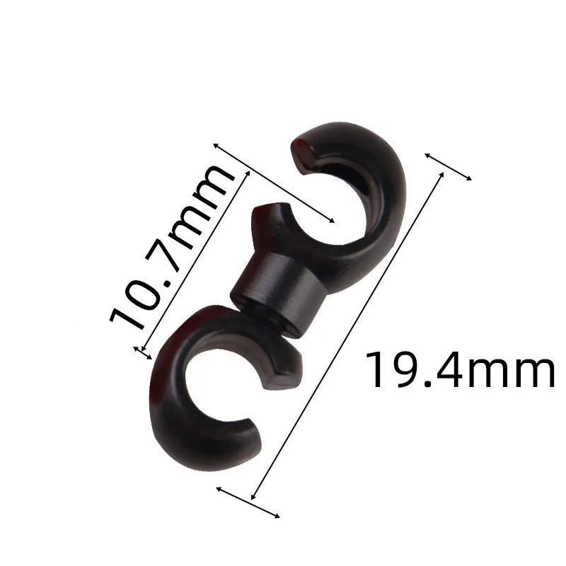 10pcs Bicycle MTB Brake Gear Cable Clips Lightweight Durable S-Style Buckle for Bike Cables