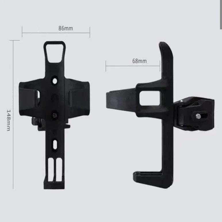 Electric Car & Bike Water Bottle Holder – Tool-Free Installation & Universal Fit