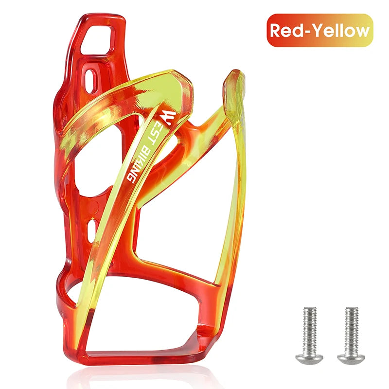WEST BIKING Gradient Color Bicycle Water Bottle Cage – Ultralight & Durable