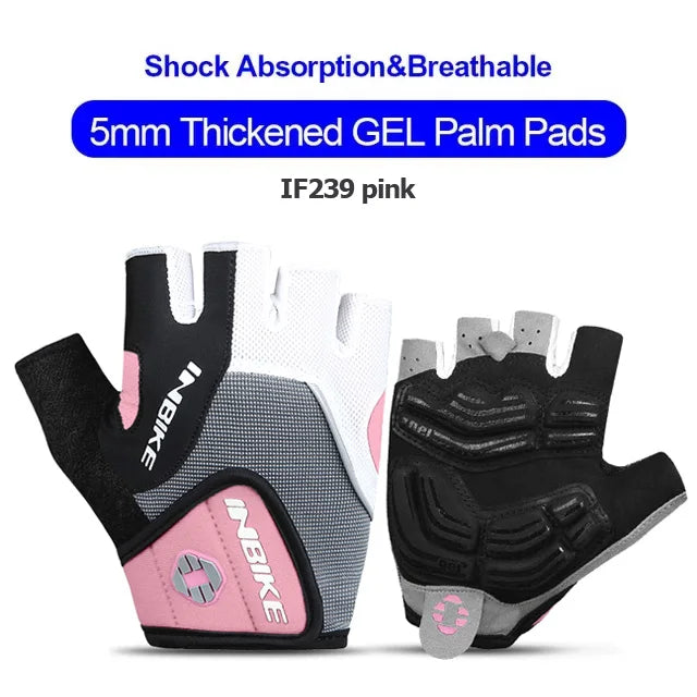 INBIKE Shockproof GEL Pad Half Finger Cycling Gloves – Ultimate Comfort & Protection