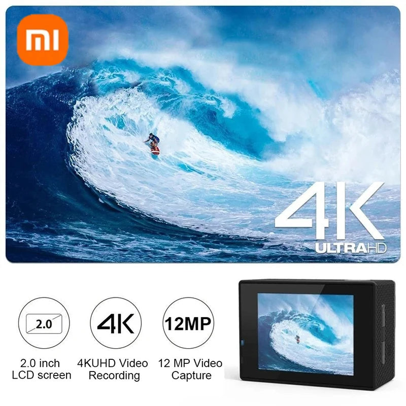 Xiaomi Action Camera Ultra HD 4K – Waterproof Sports & Vlog Camera
