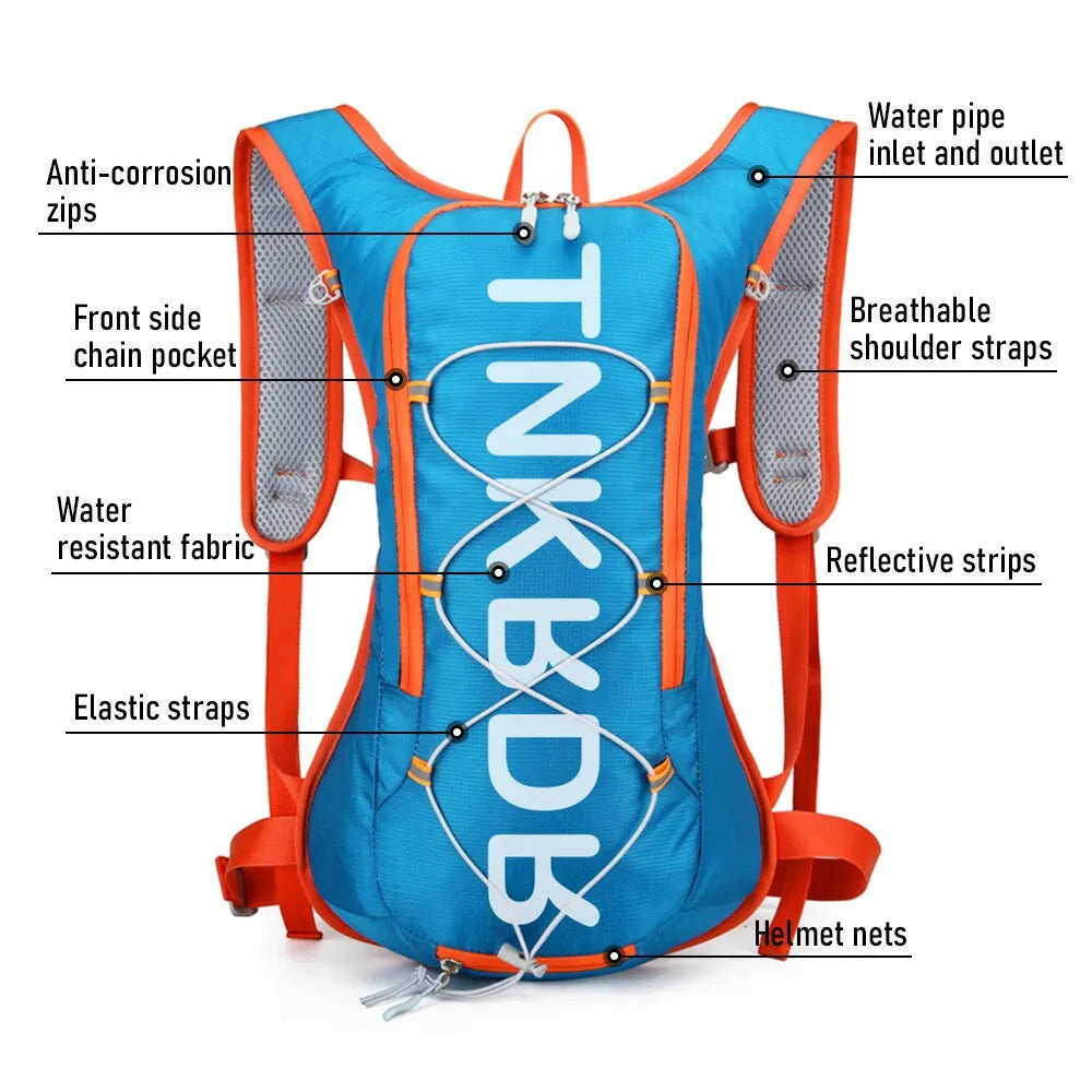ThinkRider 12L Cycling Backpack – Waterproof & Lightweight