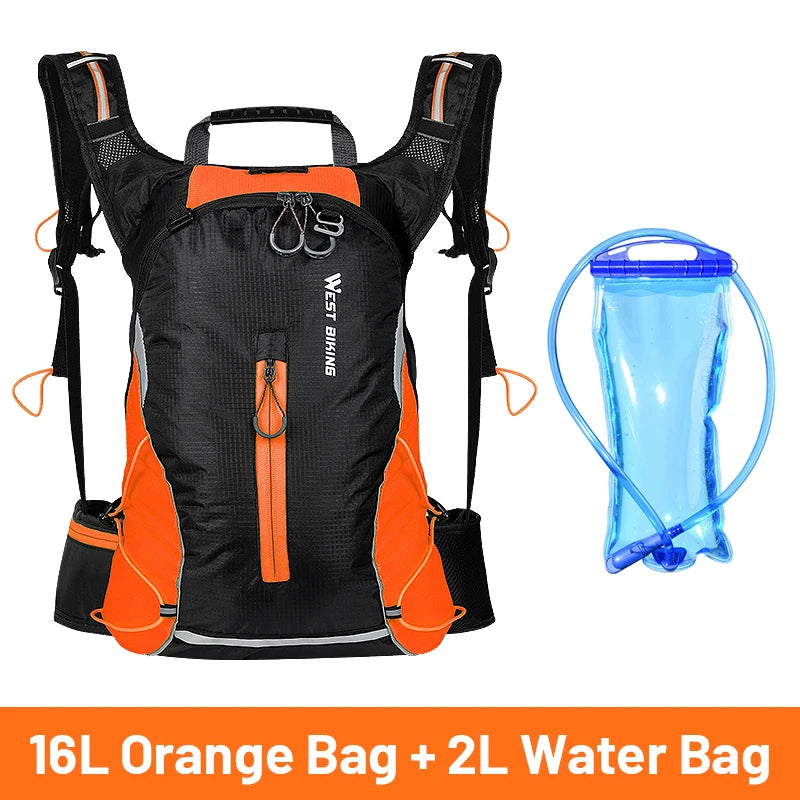 WEST BIKING 10L Ultralight Waterproof Cycling Backpack – Breathable, Foldable Outdoor Travel Bag
