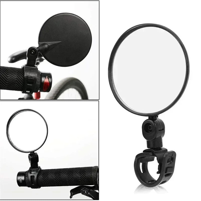 360° Adjustable Bicycle Rearview Mirror – Wide-Angle Handlebar Mirror