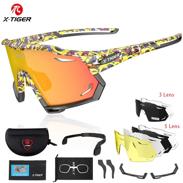 X-TIGER Cycling Sunglasses – UV400 Polarized Protection for Ultimate Performance