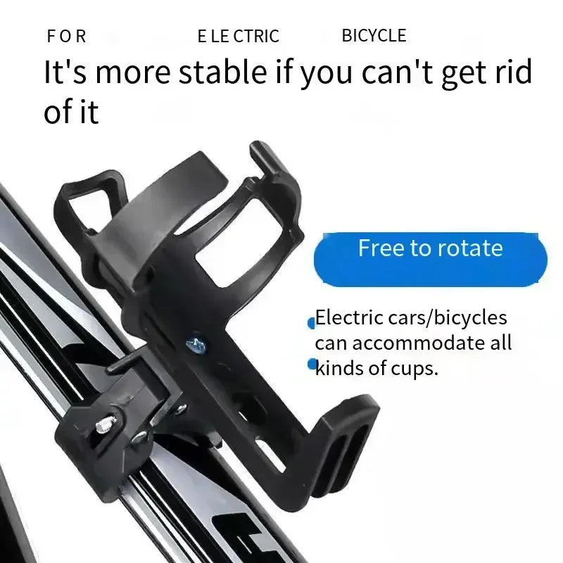 Electric Car & Bike Water Bottle Holder – Tool-Free Installation & Universal Fit