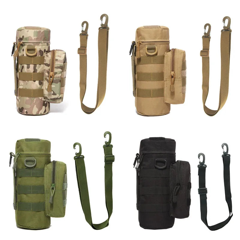 AOKALI Tactical Molle Water Bottle Bag – Outdoor Adventure Carrier