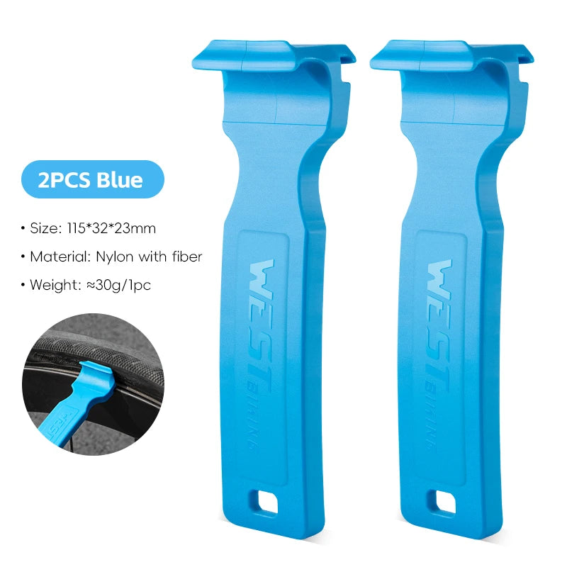 WEST BIKING Double-Head Bicycle Tire Lever – Lightweight, Multi-Function Tool for MTB & Road Bike Repairs