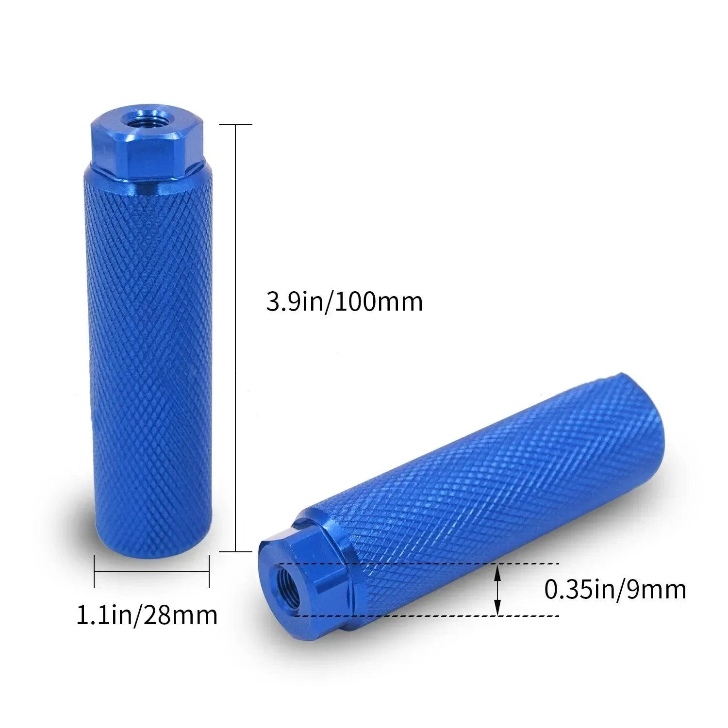 Alloy Bicycle Pedal Foot Peg – Non-Slip MTB Bike Axle Footrest for Front & Rear