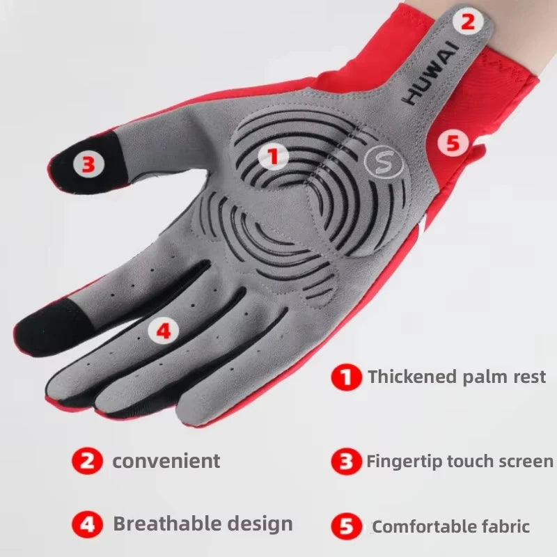 Touch Screen Cycling Gloves – Full & Half Finger for Men & Women