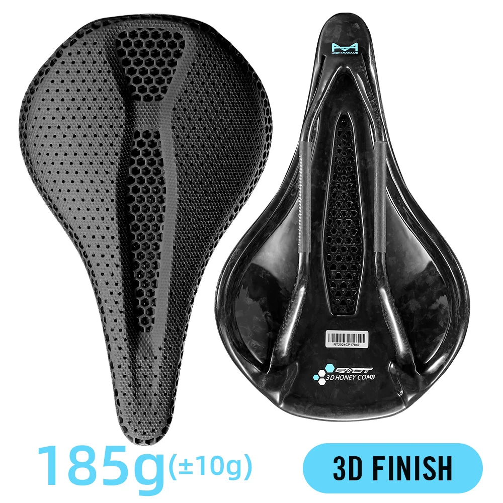 RYET Carbon 3D Printed Saddle – 145mm Ultralight 130g