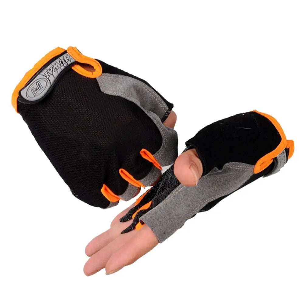 Cycling Gloves – Breathable, Anti-Slip, Shockproof Half-Finger Gloves for MTB & Road Biking