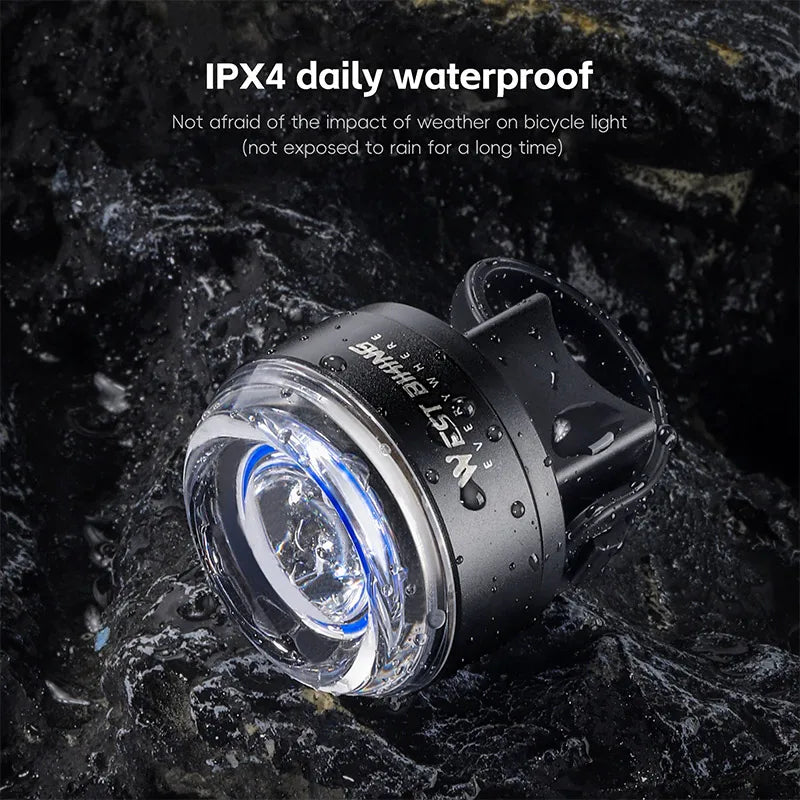 WEST BIKING Smart Sensor Rear Light – Waterproof, Brake-Sensing & High Visibility COB Bike Taillight