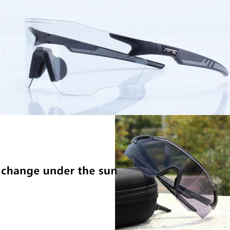 NRC UV400 Cycling Sunglasses – Photochromic & Impact-Resistant