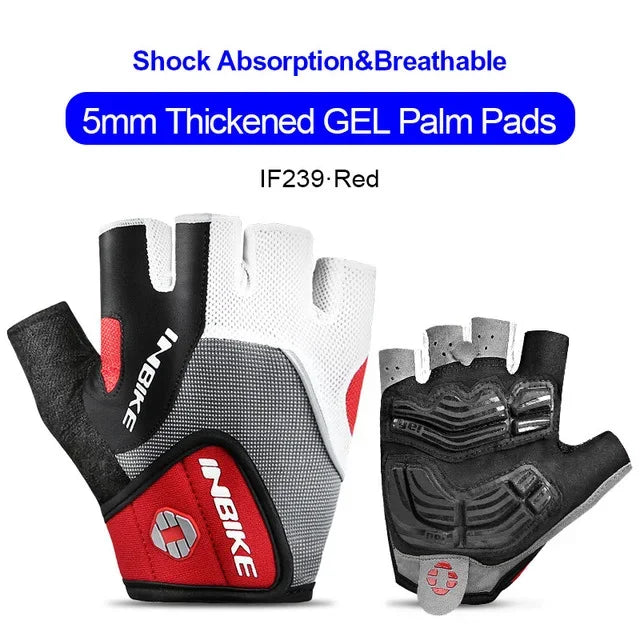 INBIKE Shockproof GEL Pad Half Finger Cycling Gloves – Ultimate Comfort & Protection