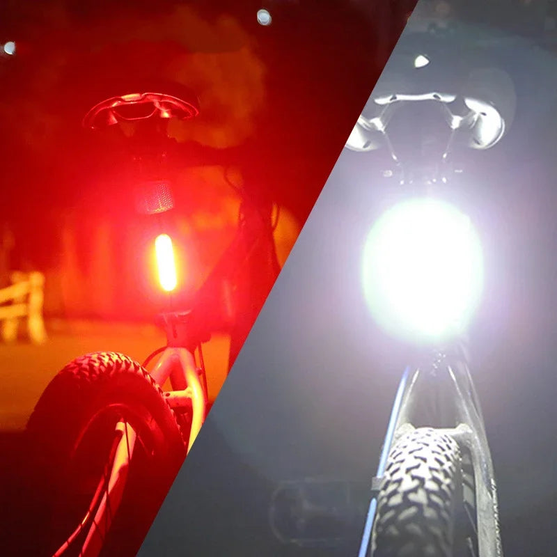 Bicycle Rear Light – Waterproof USB Rechargeable LED Safety Taillight for Night Riding