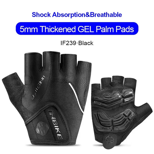 INBIKE Shockproof GEL Pad Half Finger Cycling Gloves – Ultimate Comfort & Protection