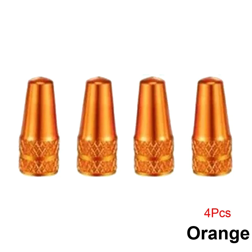 AUTCOAT Aluminum Presta Valve Caps – 4Pcs/Set
