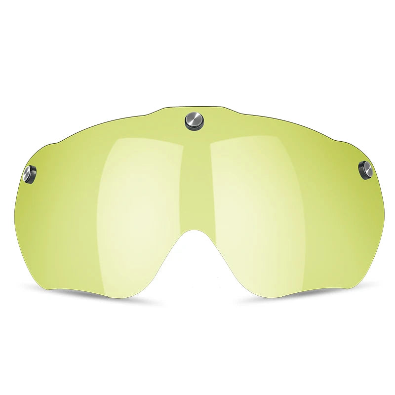 WEST BIKING Cycling Helmet Magnetic Goggles – Single Lens Safety Eyewear for MTB & Road Bike Helmets