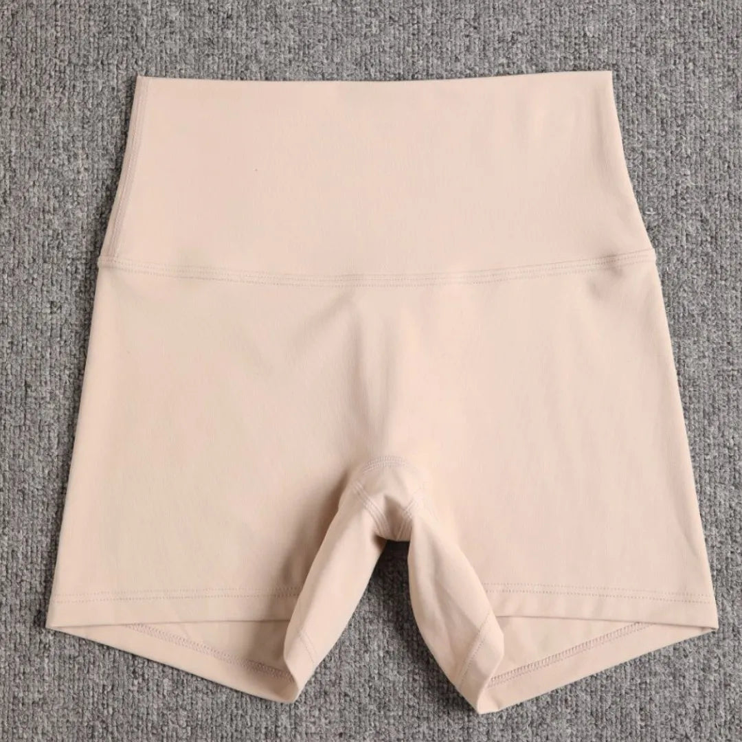 High-Waist Seamless Yoga Shorts – Squat-Proof & Ultra-Comfortable