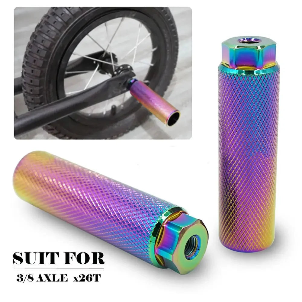 1PCS Alloy Foot Stunt Peg – Non-Slip Axle Footrest for MTB & BMX Bikes