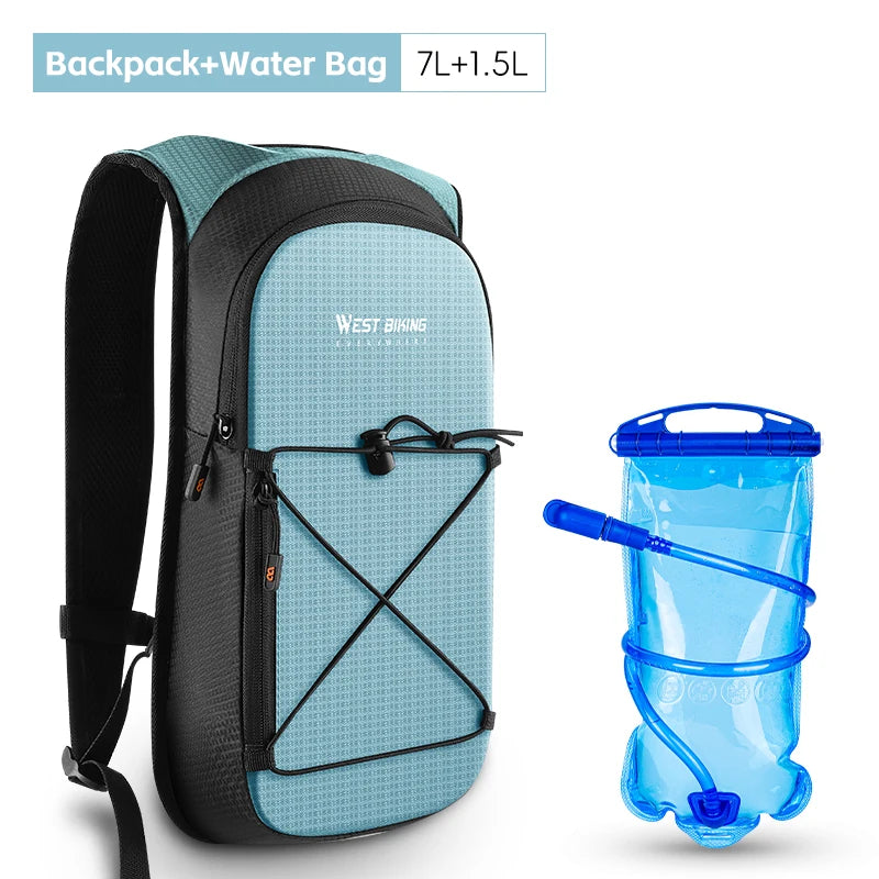 WEST BIKING Ultralight Cycling Backpack – 7L Hydration Bag for Outdoor Activities