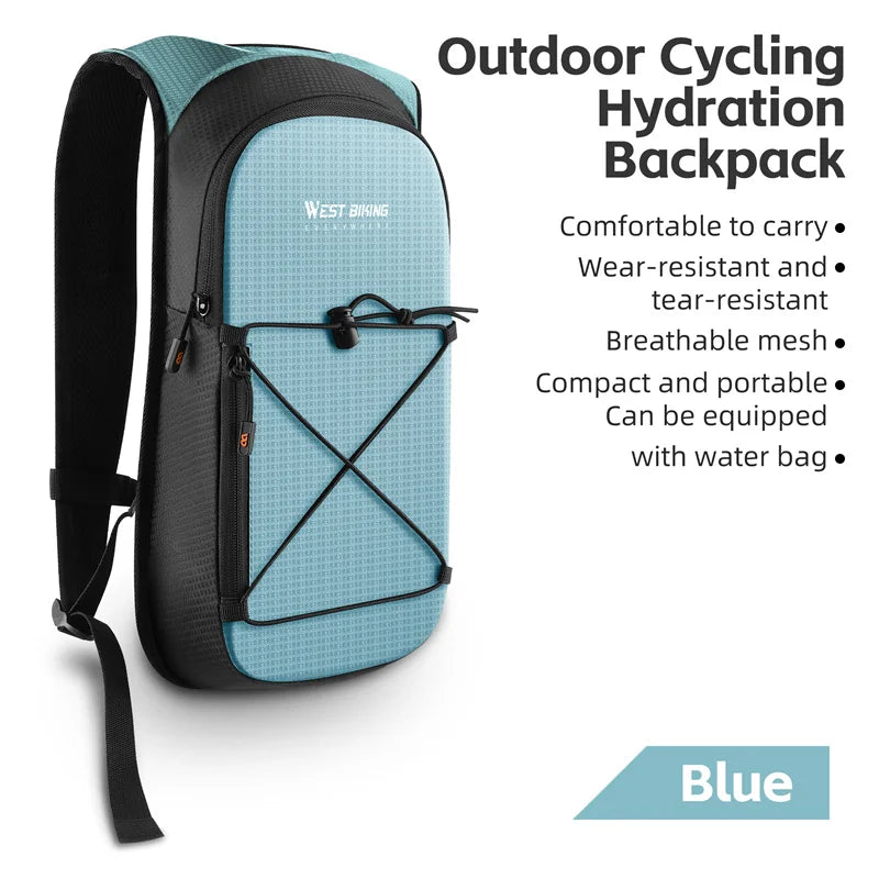 WEST BIKING Ultralight Cycling Backpack – 7L Hydration Bag for Outdoor Activities