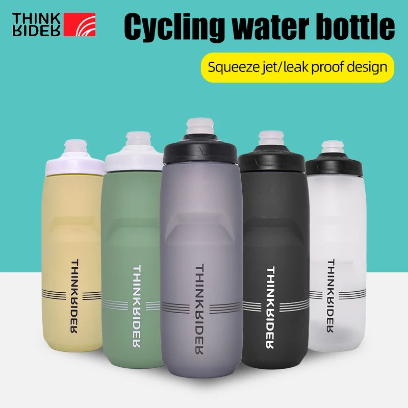 ThinkRider 750ML Leak-Proof Cycling Water Bottle – High Capacity & Quick Hydration
