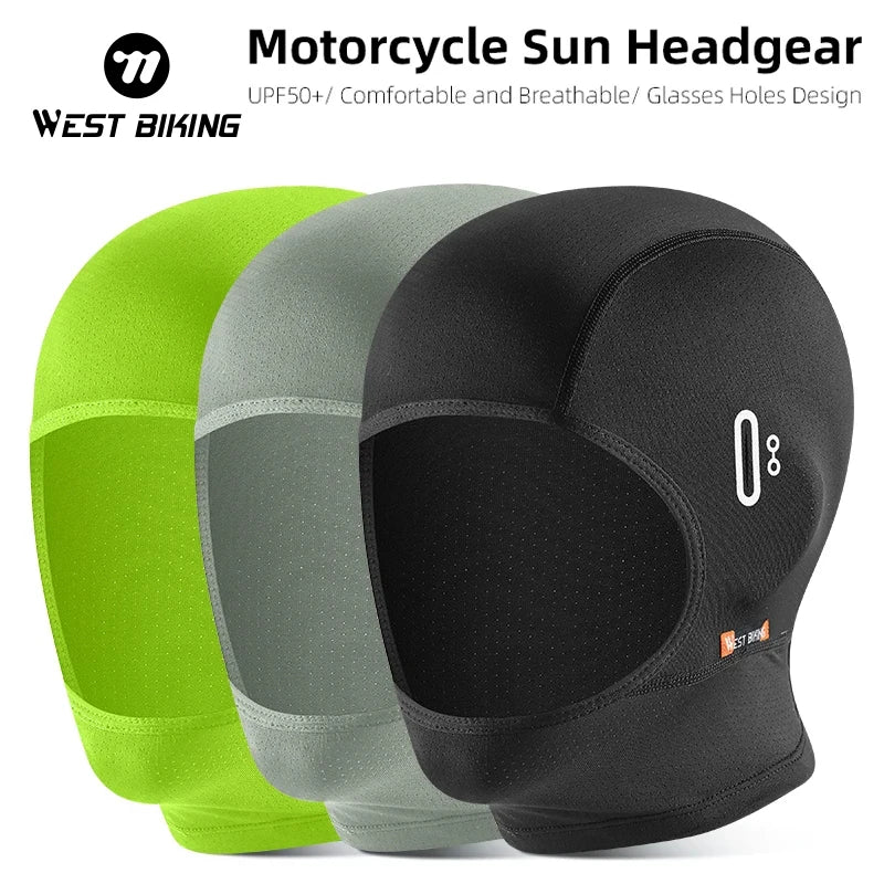 WEST BIKING Summer Moisture-Wicking Cycling Cap – Breathable Helmet Liner & Headwear for MTB & Road Bike Riders