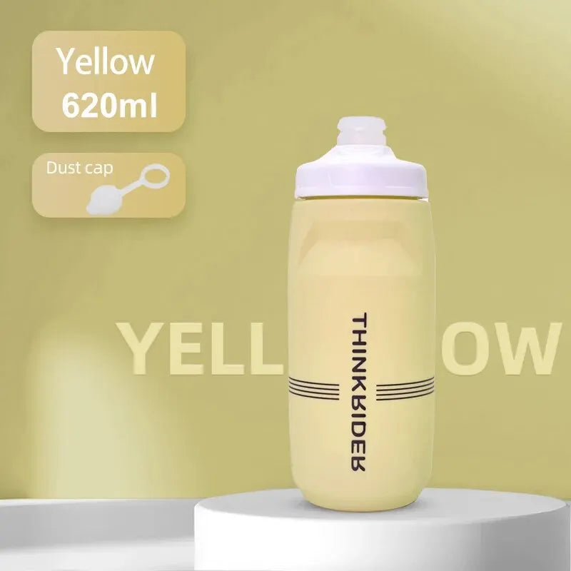 ThinkRider 620ml/750ml Bicycle Water Bottle – Leak-Proof & High Capacity