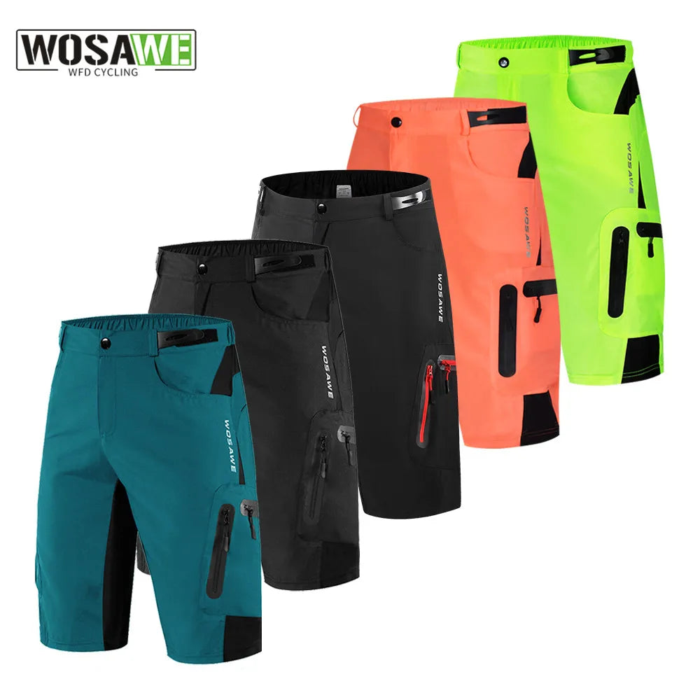 WOSAWE Men's MTB Cycling Shorts – Breathable & Quick-Dry