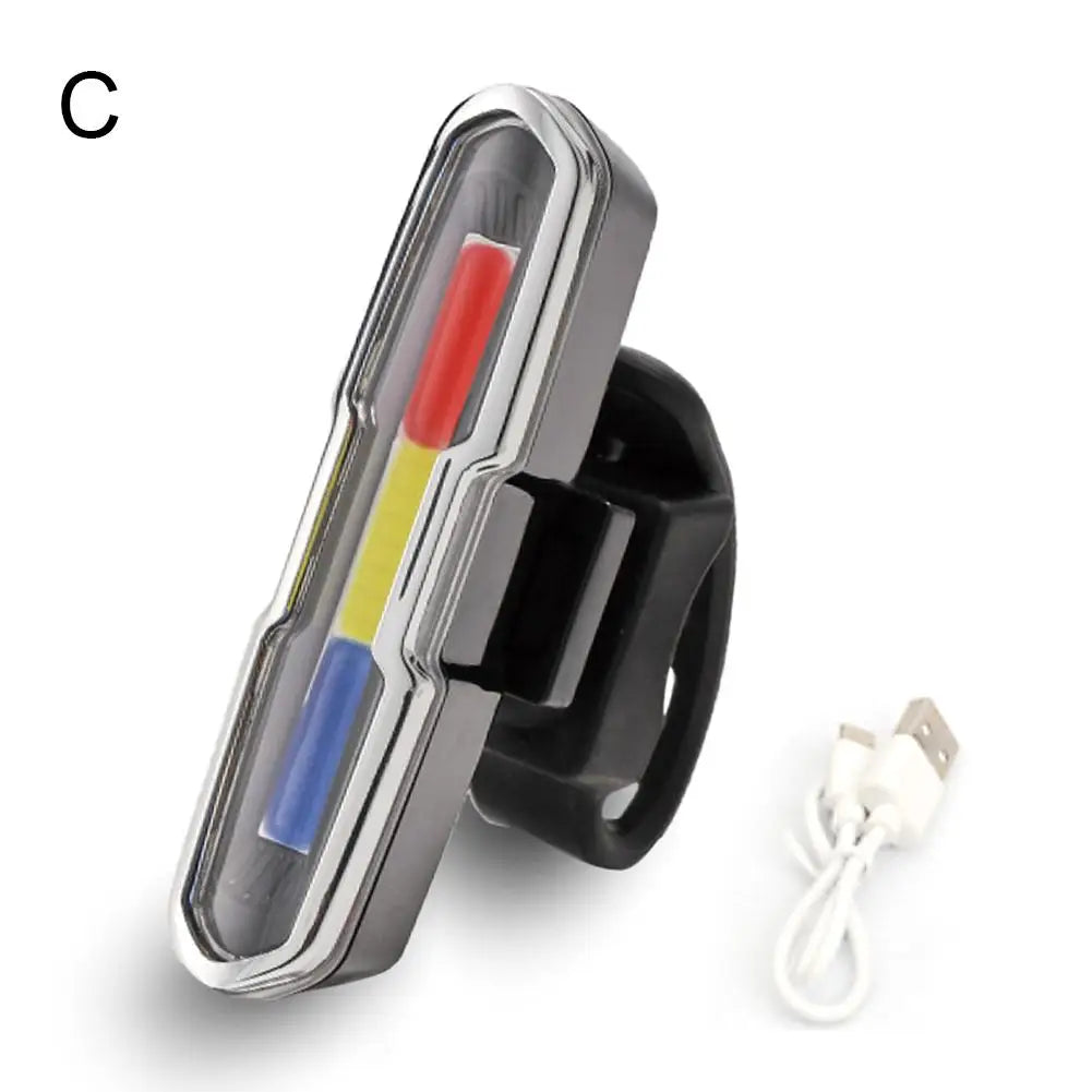 USB Rechargeable Bicycle Rear Tail Light – Bright & Waterproof LED Safety Light