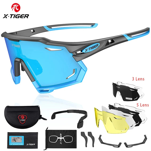 X-TIGER Cycling Sunglasses – UV400 Polarized Protection for Ultimate Performance
