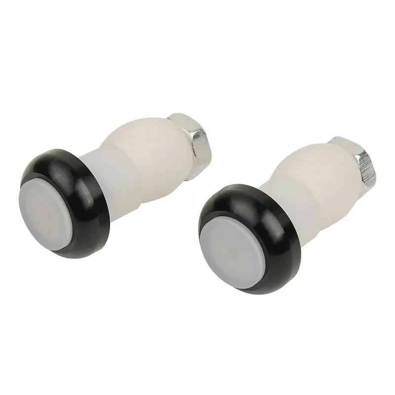 1 Pair Bike Handlebar End Plug LED Turn Signal Lights – Safety Cycling Indicator