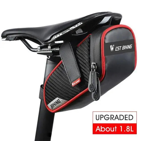 WEST BIKING Bicycle Repair Tool Kit – Portable Cycling Tool Set with Storage Bottle Bag & Pump