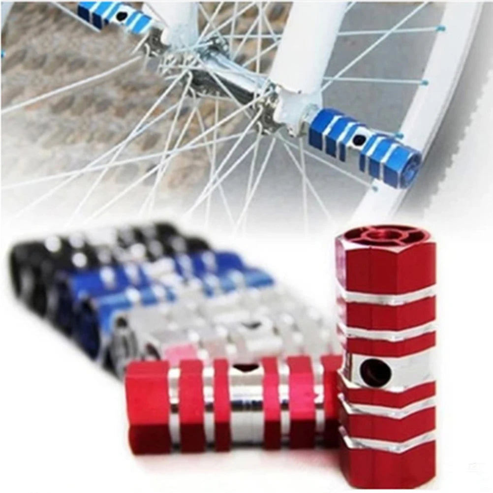 2PCS BMX MTB Bike Axle Stunt Pegs – Durable, High Weight-Bearing Alloy Foot Pegs