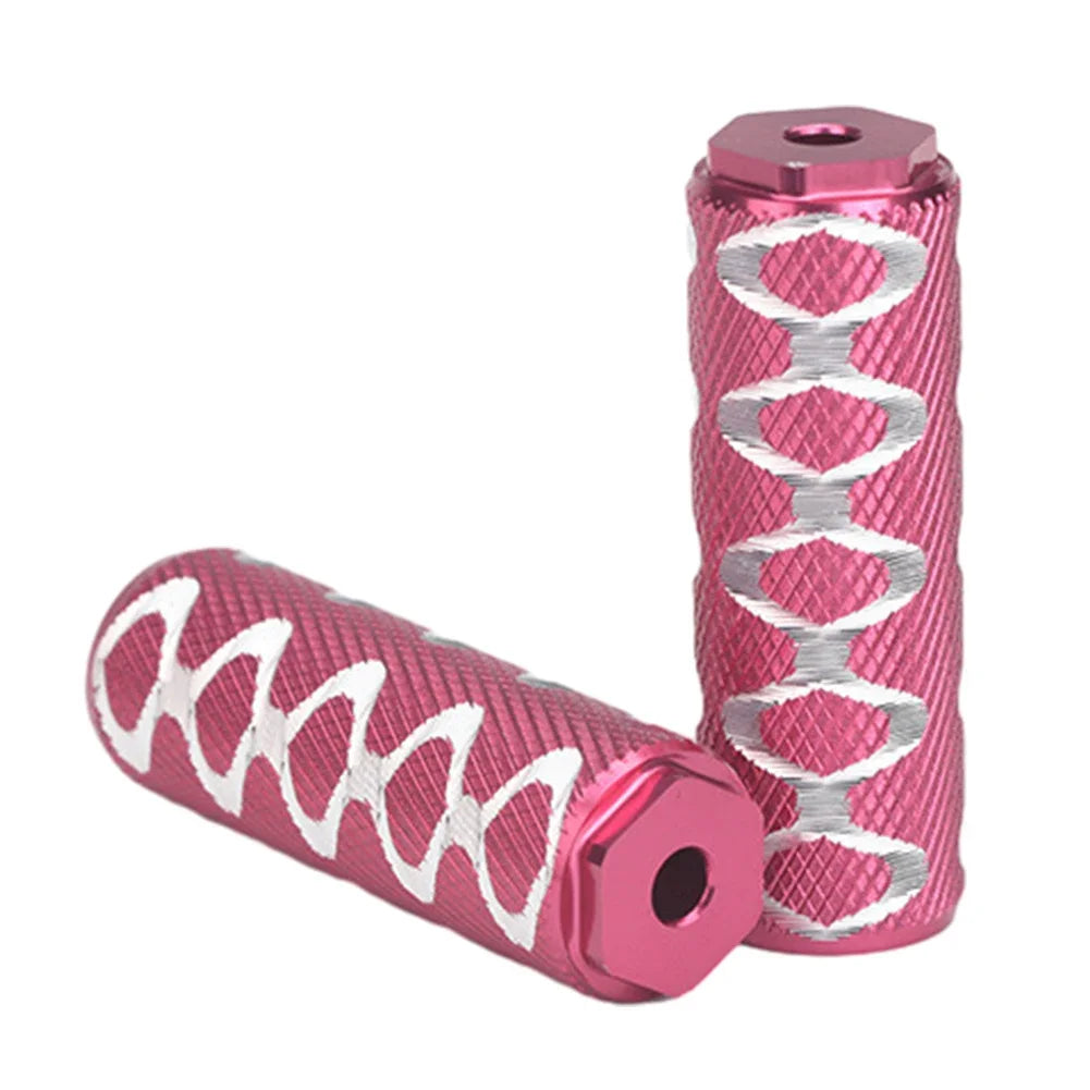 Bike Pedals Axle Foot Rest Pegs – Aluminum Alloy Foot Pegs for BMX, MTB & Folding Bikes