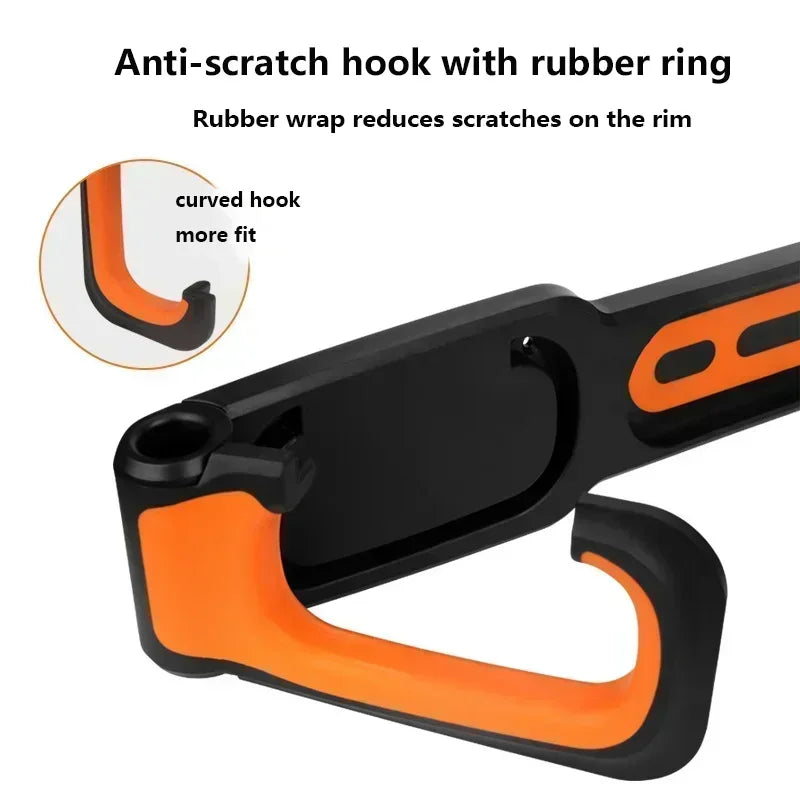 Bicycle Wall Mount Rack – Durable Alloy Hook for MTB & Road Bikes