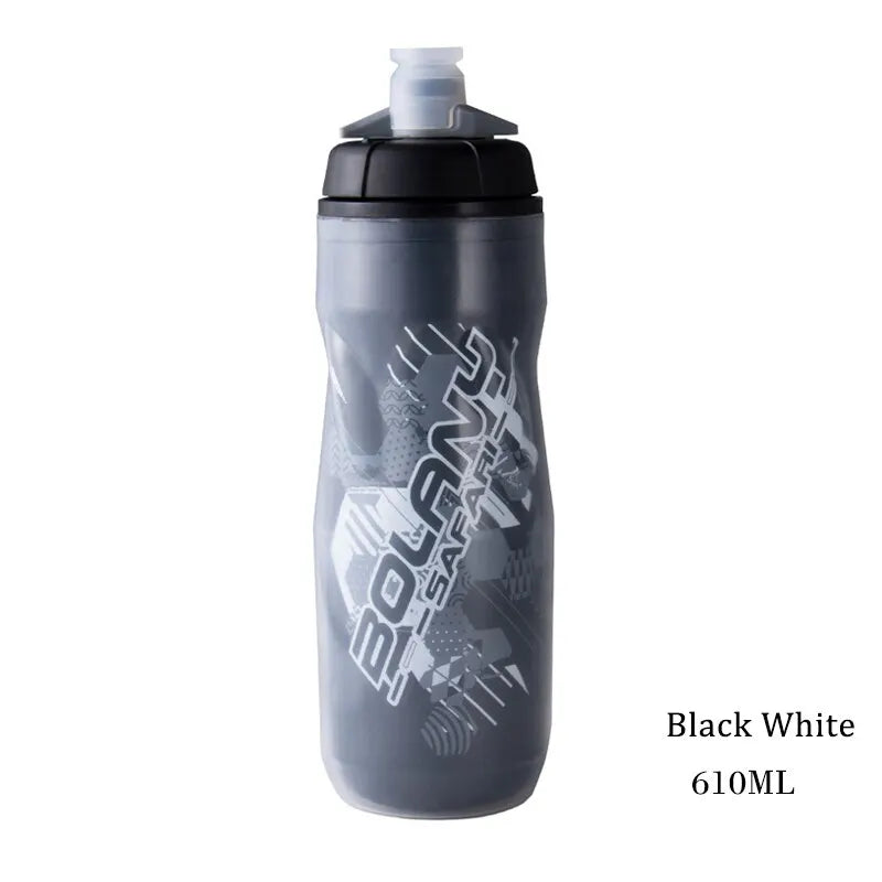 BOLANY 600ml Bike Water Bottle – Heat & Ice-Protected for Outdoor Sports