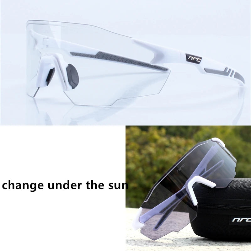 NRC UV400 Cycling Sunglasses – Photochromic & Impact-Resistant