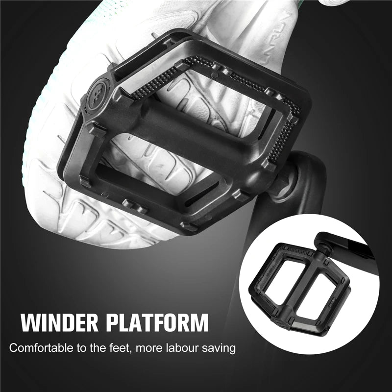 WEST BIKING Anti-Slip MTB & Road Bike Pedals – Lightweight, Durable & Secure Grip for Cycling Performance