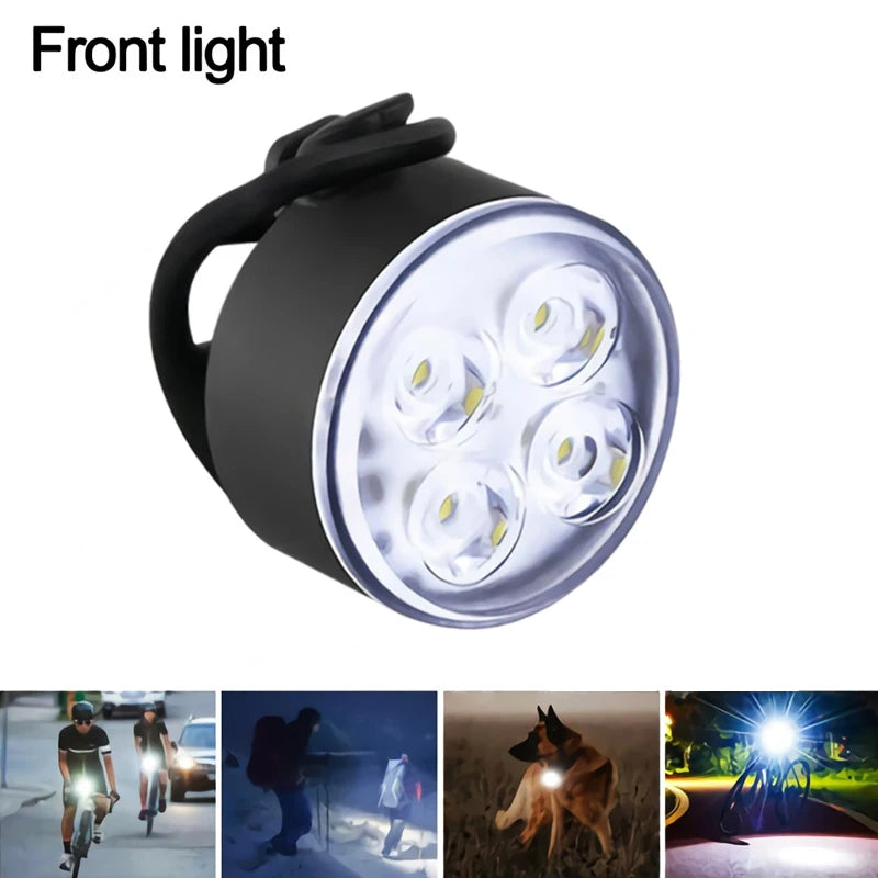 Bike Lights LED Bicycle Lamp – Rechargeable Front & Rear Set
