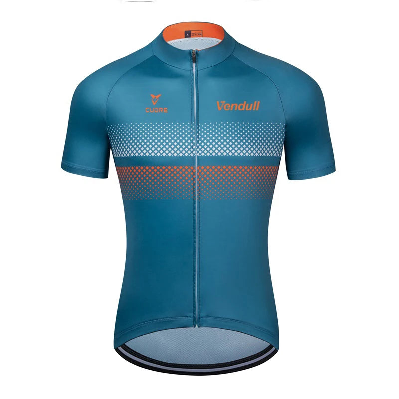 2023 VENDULL Men’s Cycling Jersey – Breathable & Quick-Dry Racing Shirt