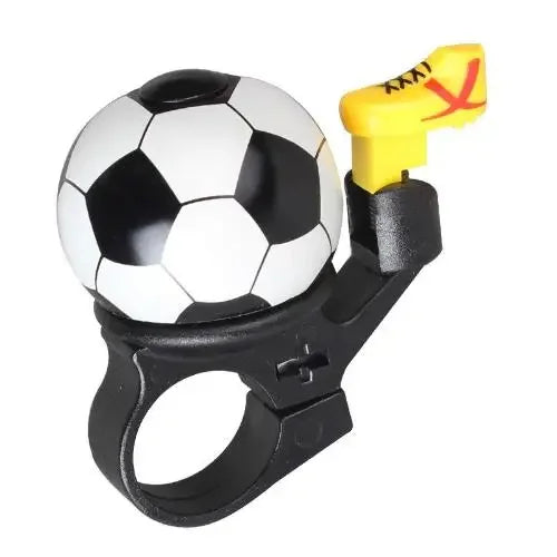 MOONBIFFY Mini Football Bicycle Bell Loud Lightweight Easy-Install Handlebar Safety Ring